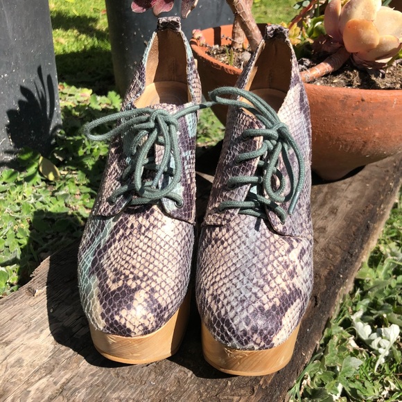 Jeffrey Campbell Python Booties - Picture 3 of 7